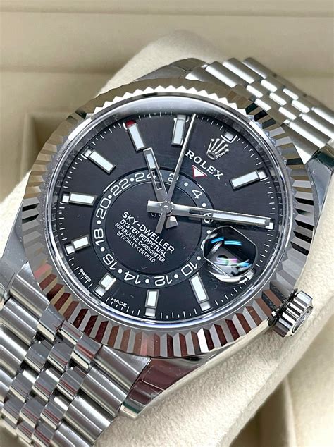 buy used rolex sky dweller|rolex sky dweller black jubilee.